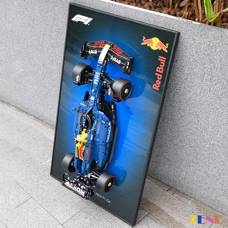 Frame Display Board for F1 Cars (Ferrari, Red Bull, Mercedes-AMG) Technics' Photo - Image 4