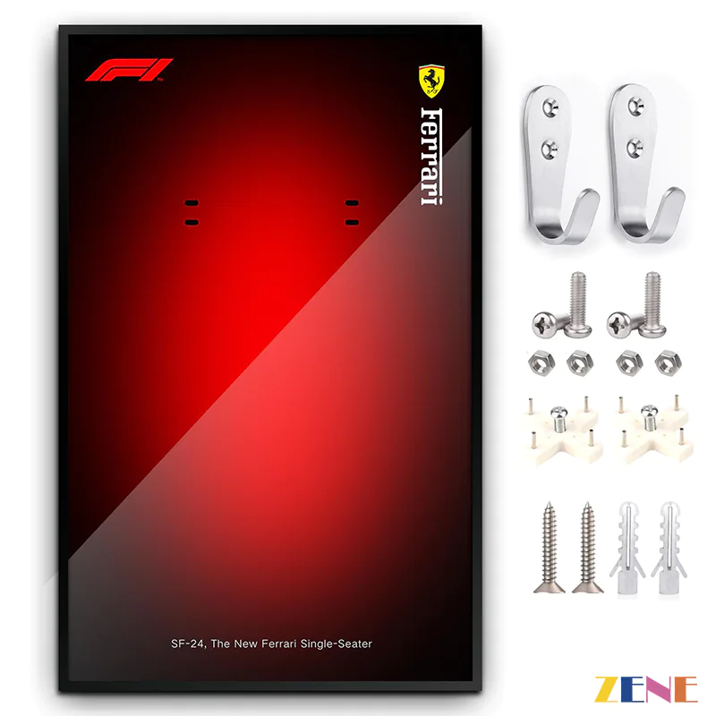 Frame Display Board for F1 Cars (Ferrari, Red Bull, Mercedes-AMG) Technics' Photo - Image 6