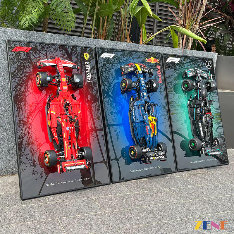 Frame Display Board for F1 Cars (Ferrari, Red Bull, Mercedes-AMG) Technics' Photo - Image 9