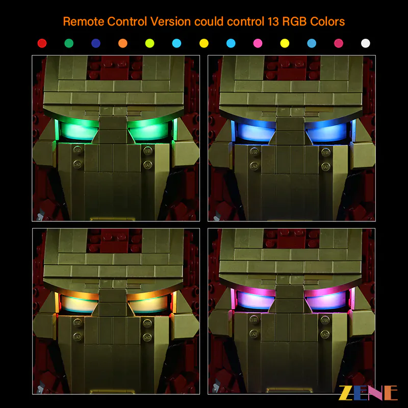 Light Kit for Iron Men Helmet #76165 - Image 2