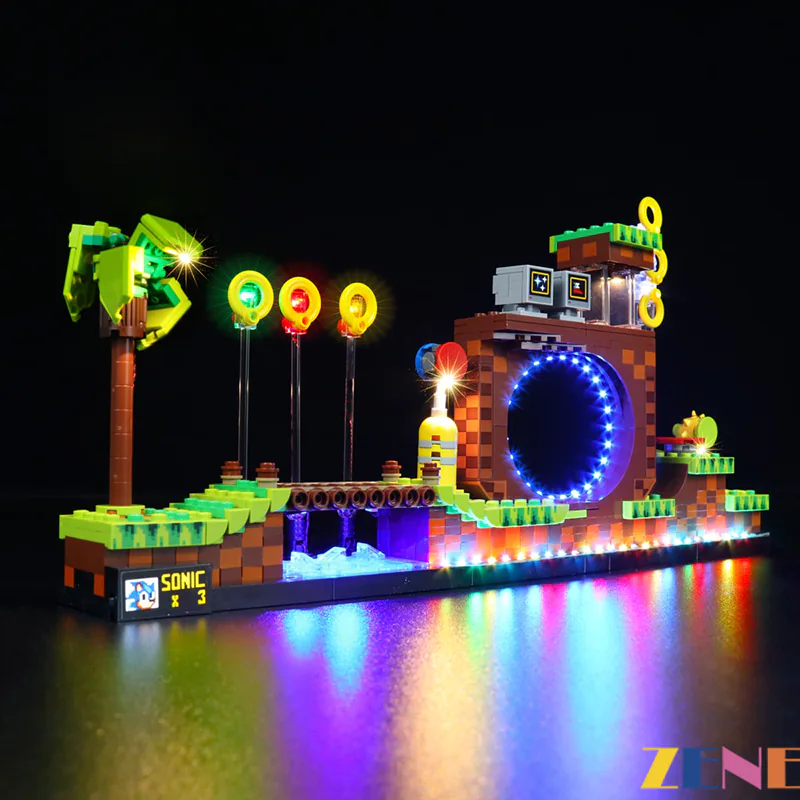 Light Kit for Sonic the Hedgehogs™ – Green Hill Zone #21331 (Ver. 2)