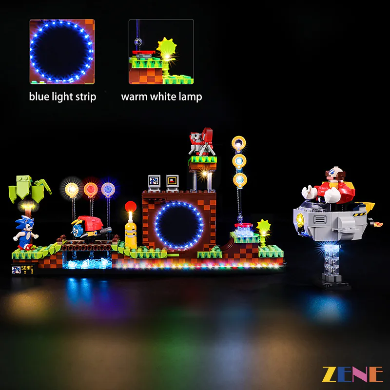 Light Kit for Sonic the Hedgehogs™ – Green Hill Zone #21331 (Ver. 2) - Image 2