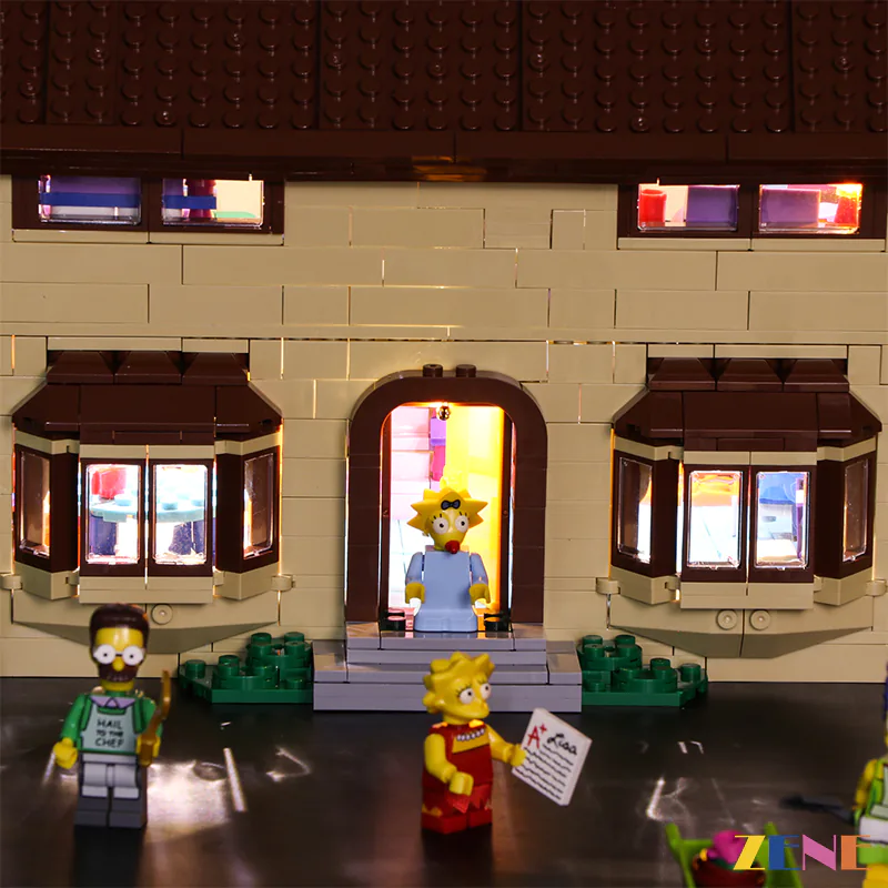 Light Kit for The Simpsons™ House #71006 - Image 6