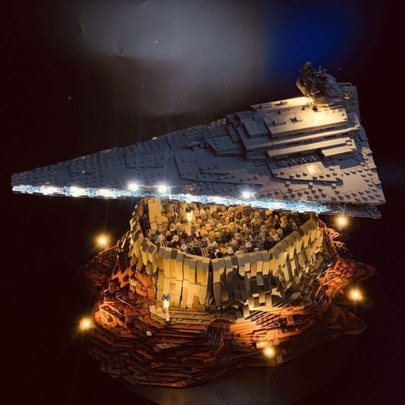 Light Kit for Jedha City and Empire Spaceship #21007