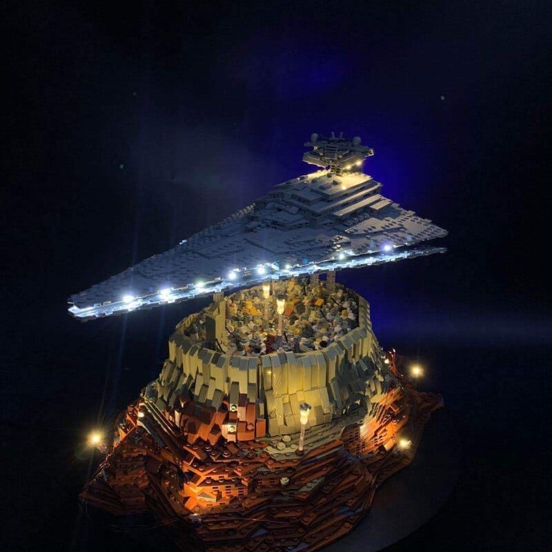 Light Kit for Jedha City and Empire Spaceship #21007 - Image 2