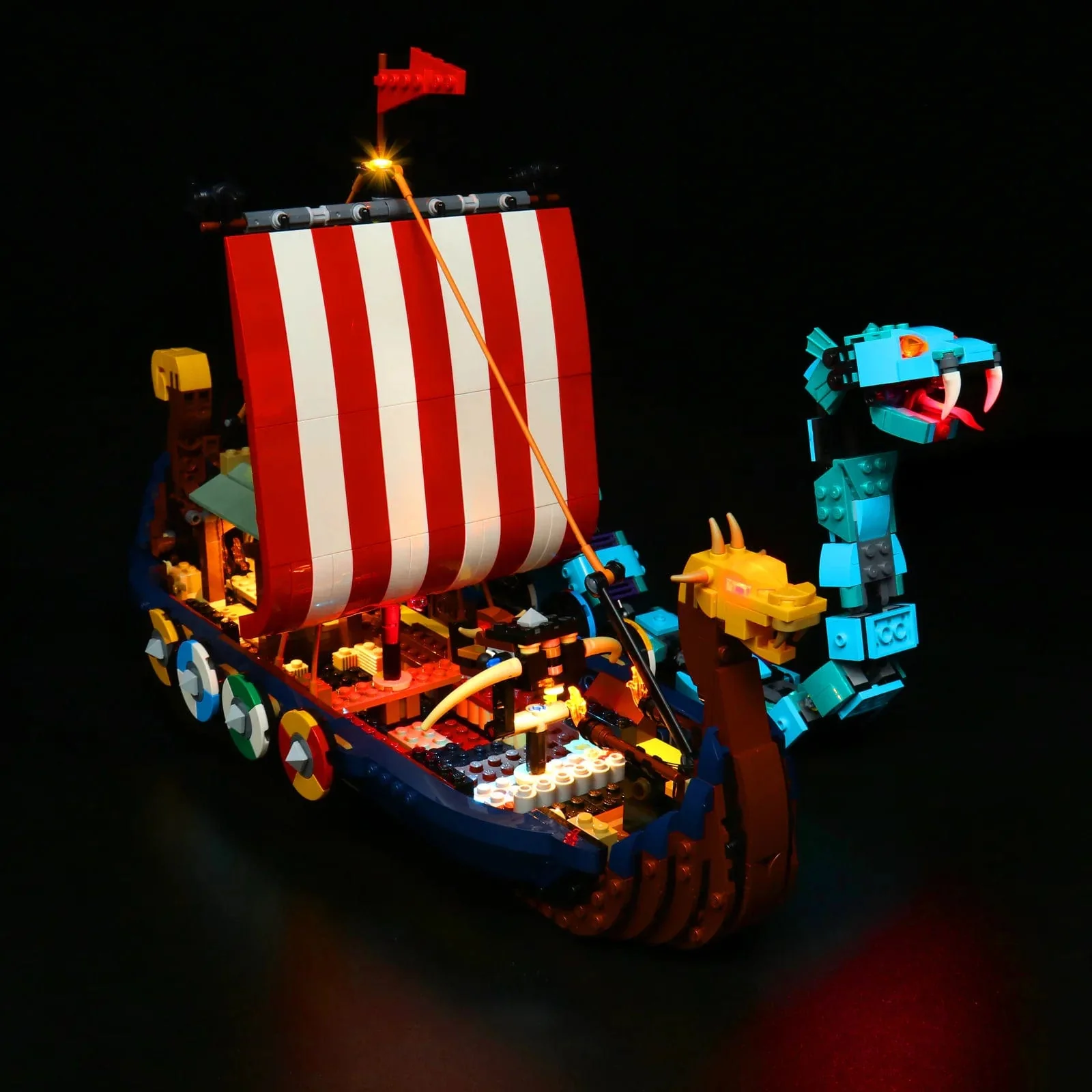Light Kit for Viking Ship and the Midgard Serpent #31132