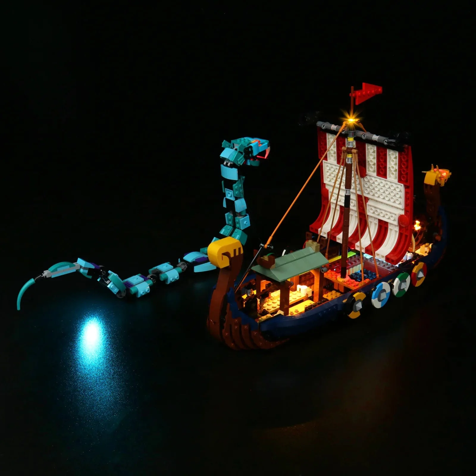 Light Kit for Viking Ship and the Midgard Serpent #31132 - Image 4