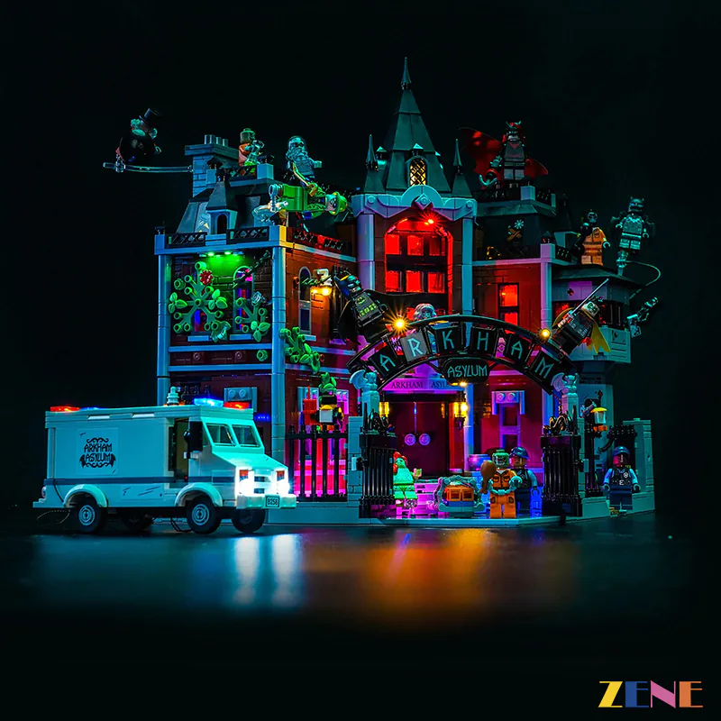 Light Kit for Arkham Asylum #76300 - Image 13