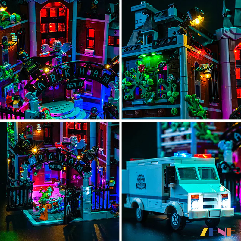 Light Kit for Arkham Asylum #76300 - Image 7