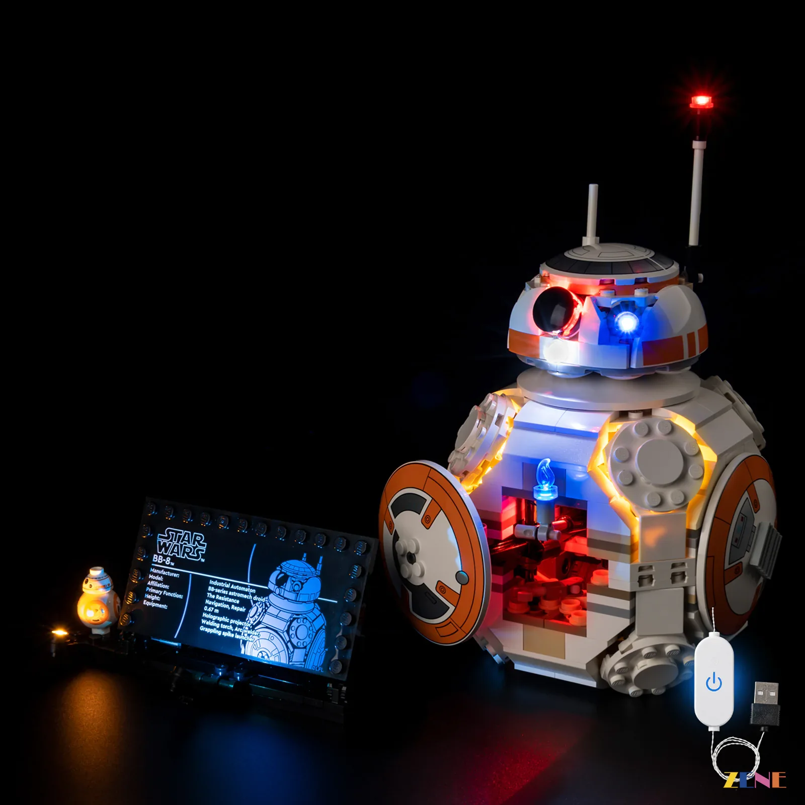 Light Kit for BB8 Astromech Droid #75452 - Image 3