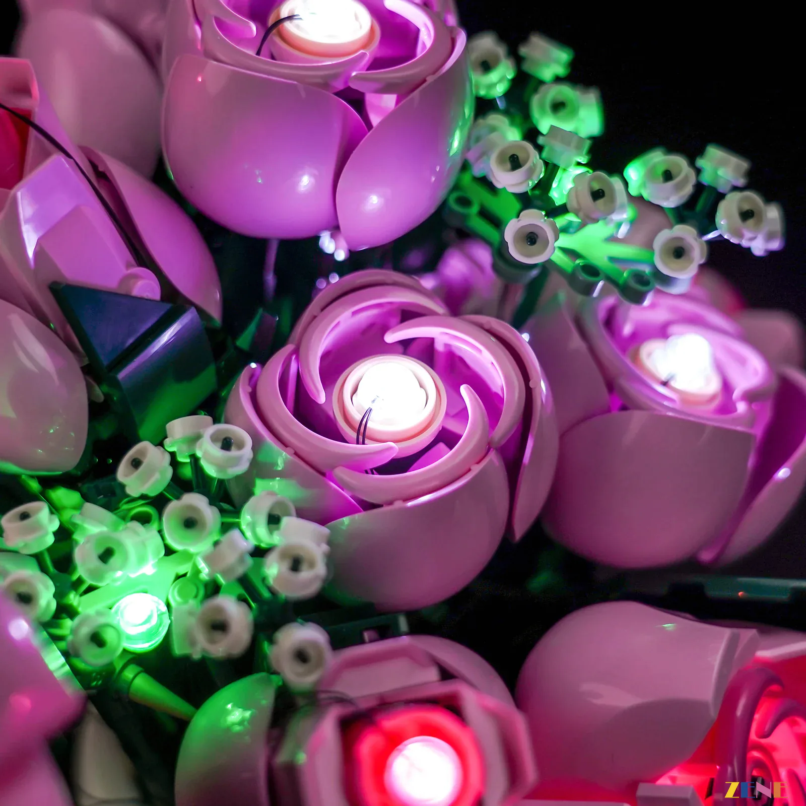 Light Kit for Bouquet of Pink Roses #10374 - Image 6