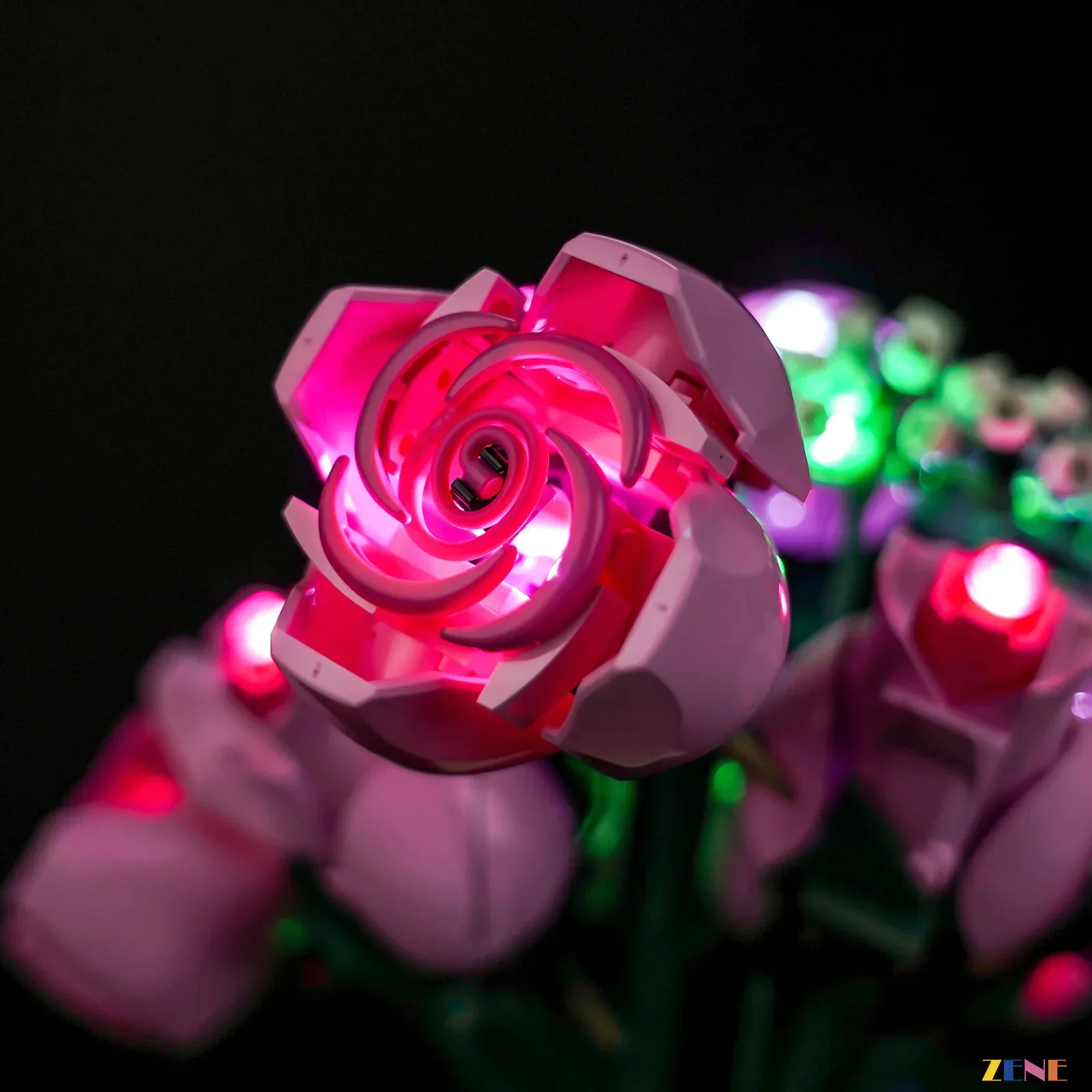 Light Kit for Bouquet of Pink Roses #10374 - Image 8