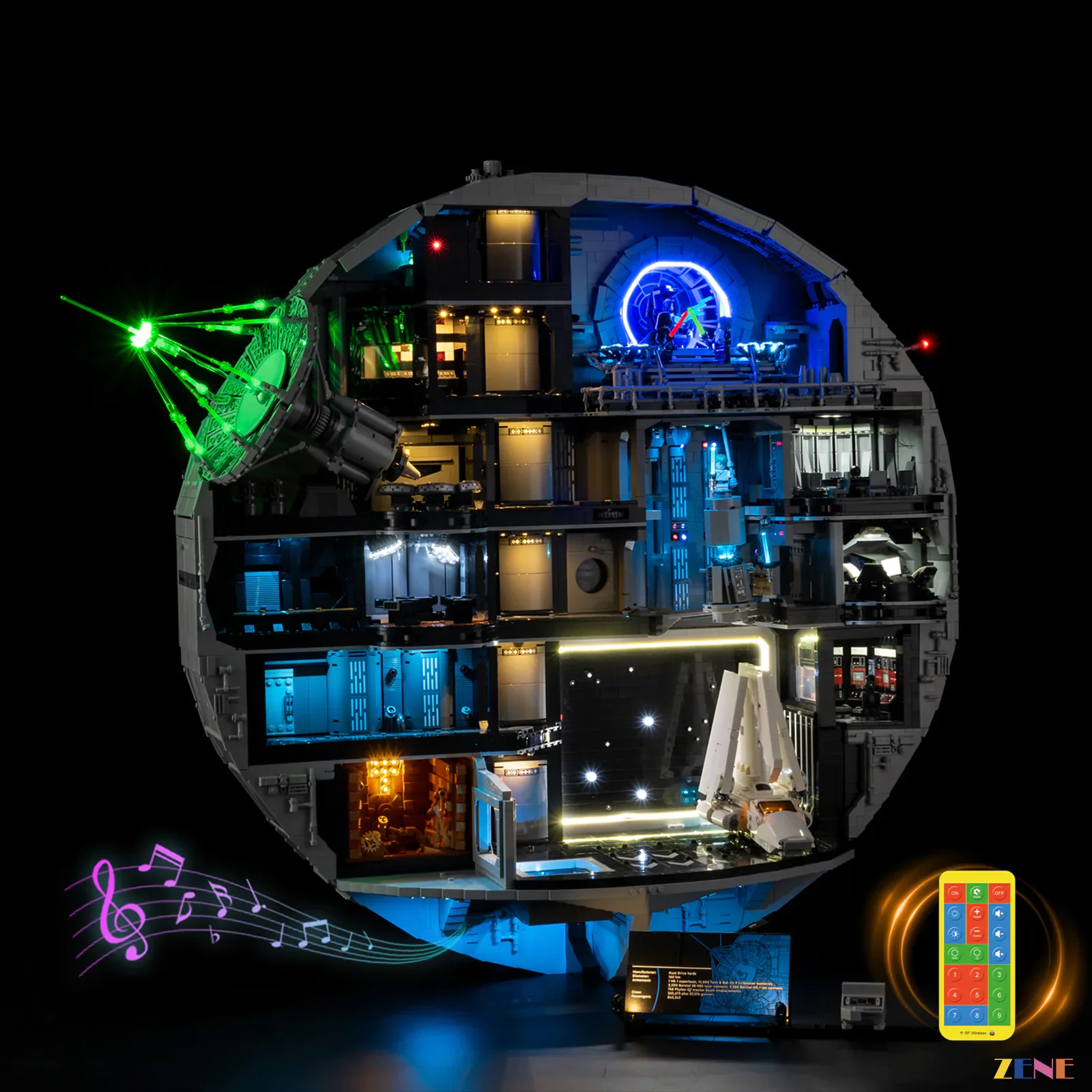 Light Kit for Death Star #75419 (Ver.2) - Image 19