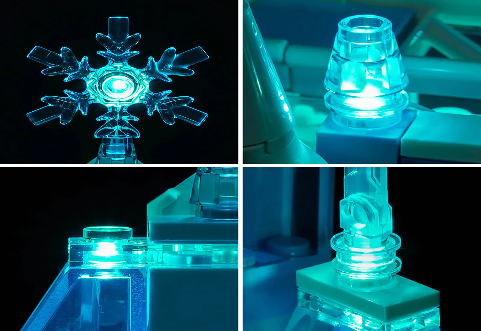 Light Kit for Elsa's Ice Castle & Snow Ride Adventure #43281 - Image 12