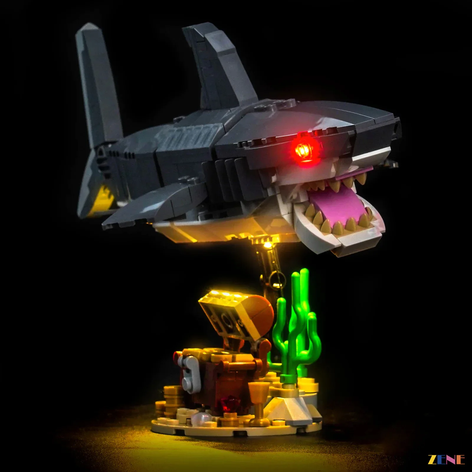 Light Kit for Fierce Shark with a Treasure Chest #31381 - Image 2