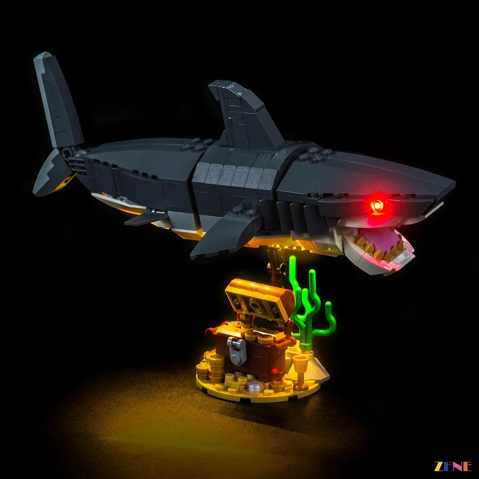 Light Kit for Fierce Shark with a Treasure Chest #31381 - Image 5