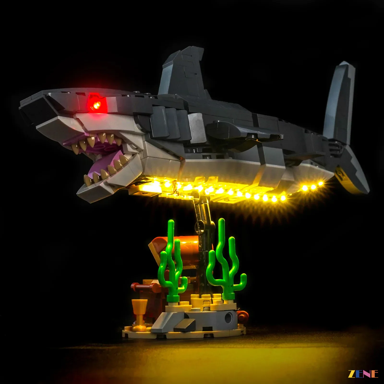 Light Kit for Fierce Shark with a Treasure Chest #31381 - Image 6