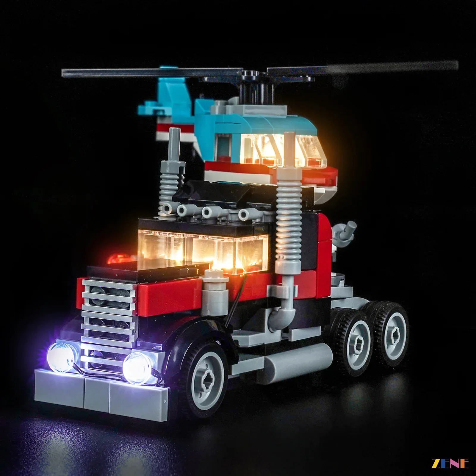 Light Kit for Flatbed Truck with Helicopter #31146 - Image 4