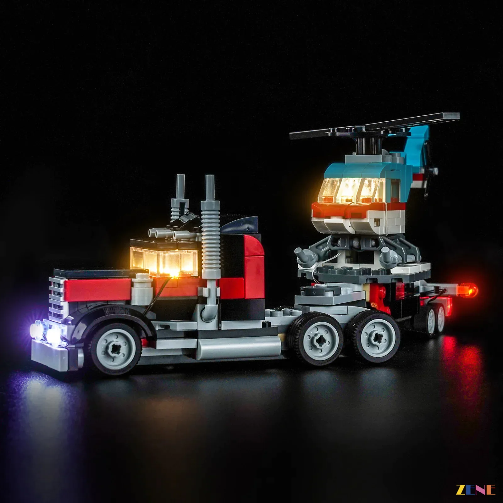 Light Kit for Flatbed Truck with Helicopter #31146 - Image 5