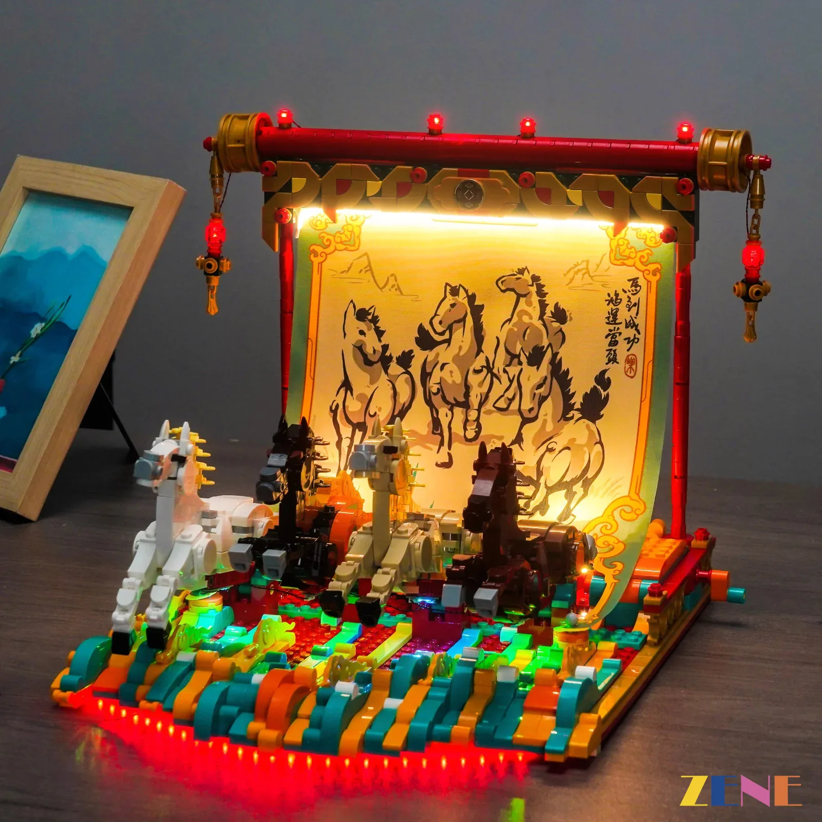 Light Kit for Galloping Horses Canvas #80119