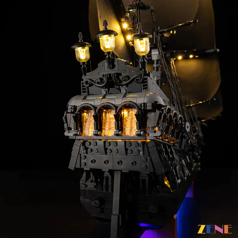 Light Kit for Jack Sparrow's Pirate Black Pearl Ship #10365 (Ver.3) - Image 11