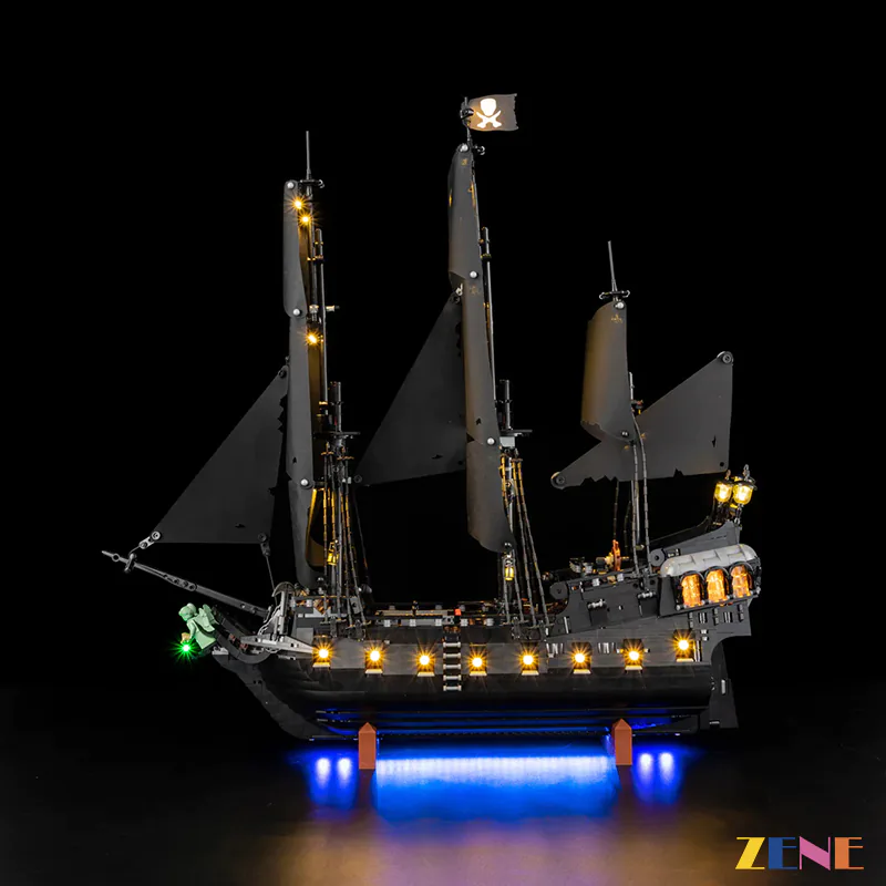 Light Kit for Jack Sparrow's Pirate Black Pearl Ship #10365 (Ver.3) - Image 3