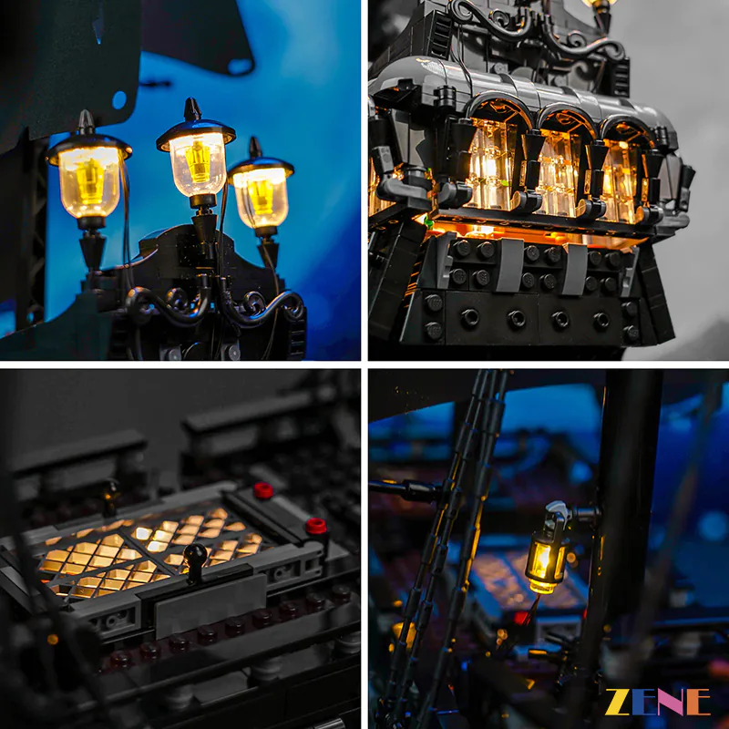 Light Kit for Jack Sparrow's Pirate Black Pearl Ship #10365 (Ver.2) - Image 5