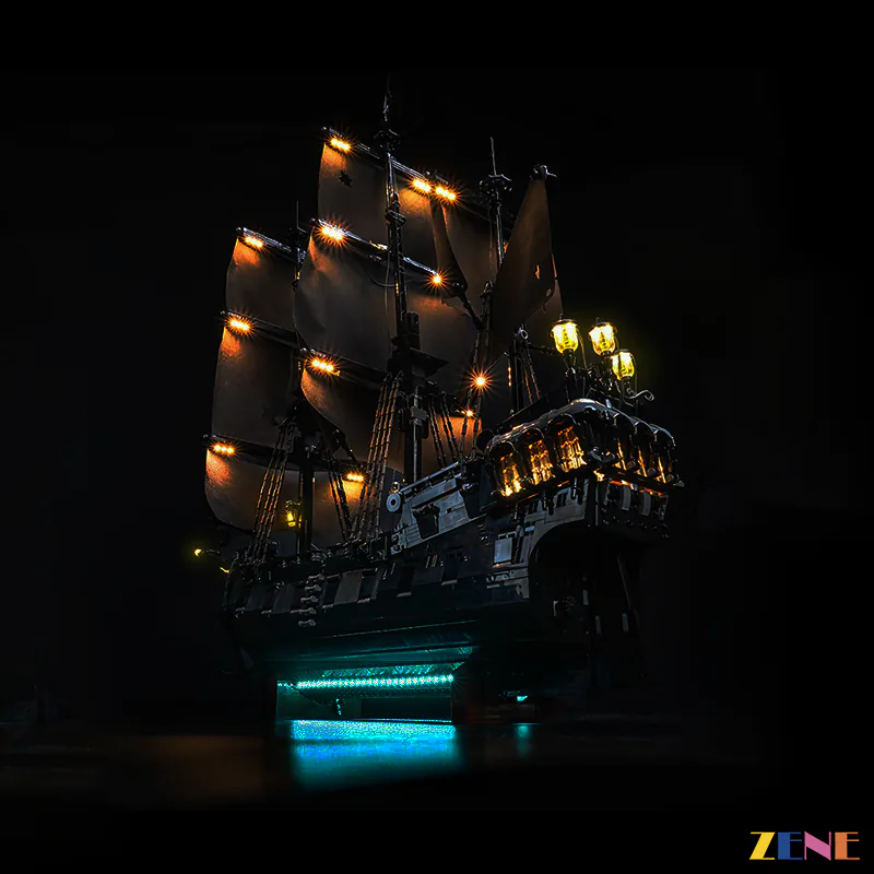 Light Kit for Jack Sparrow's Pirate Black Pearl Ship #10365 (Ver.2) - Image 7