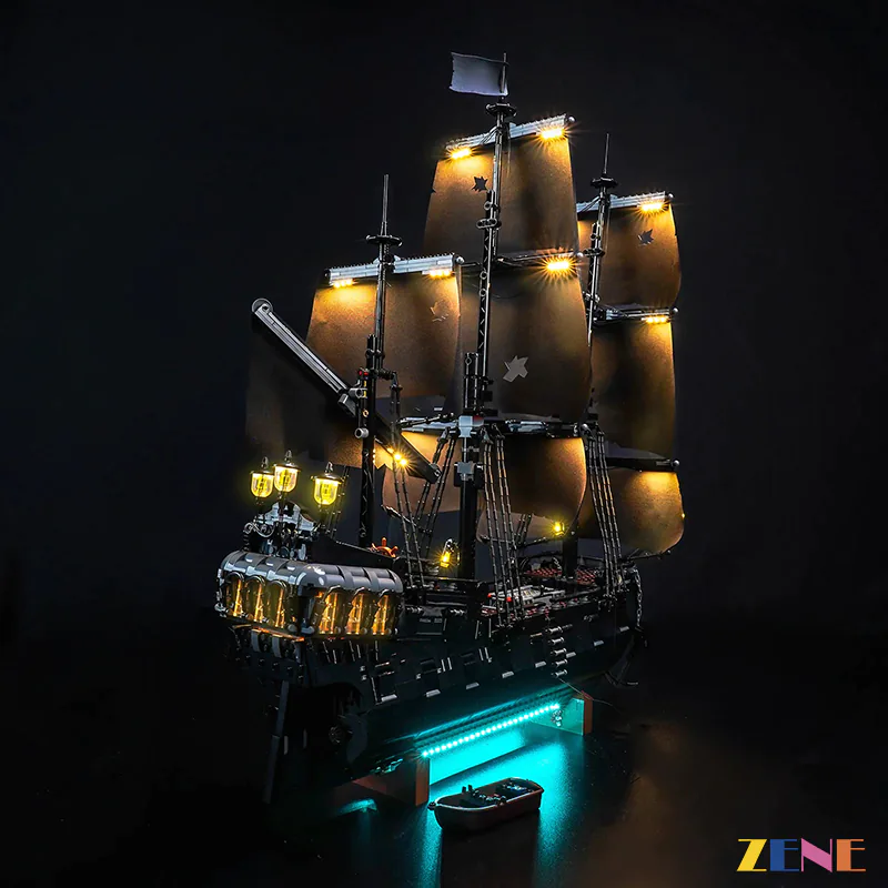 Light Kit for Jack Sparrow's Pirate Black Pearl Ship #10365 (Ver.2) - Image 8