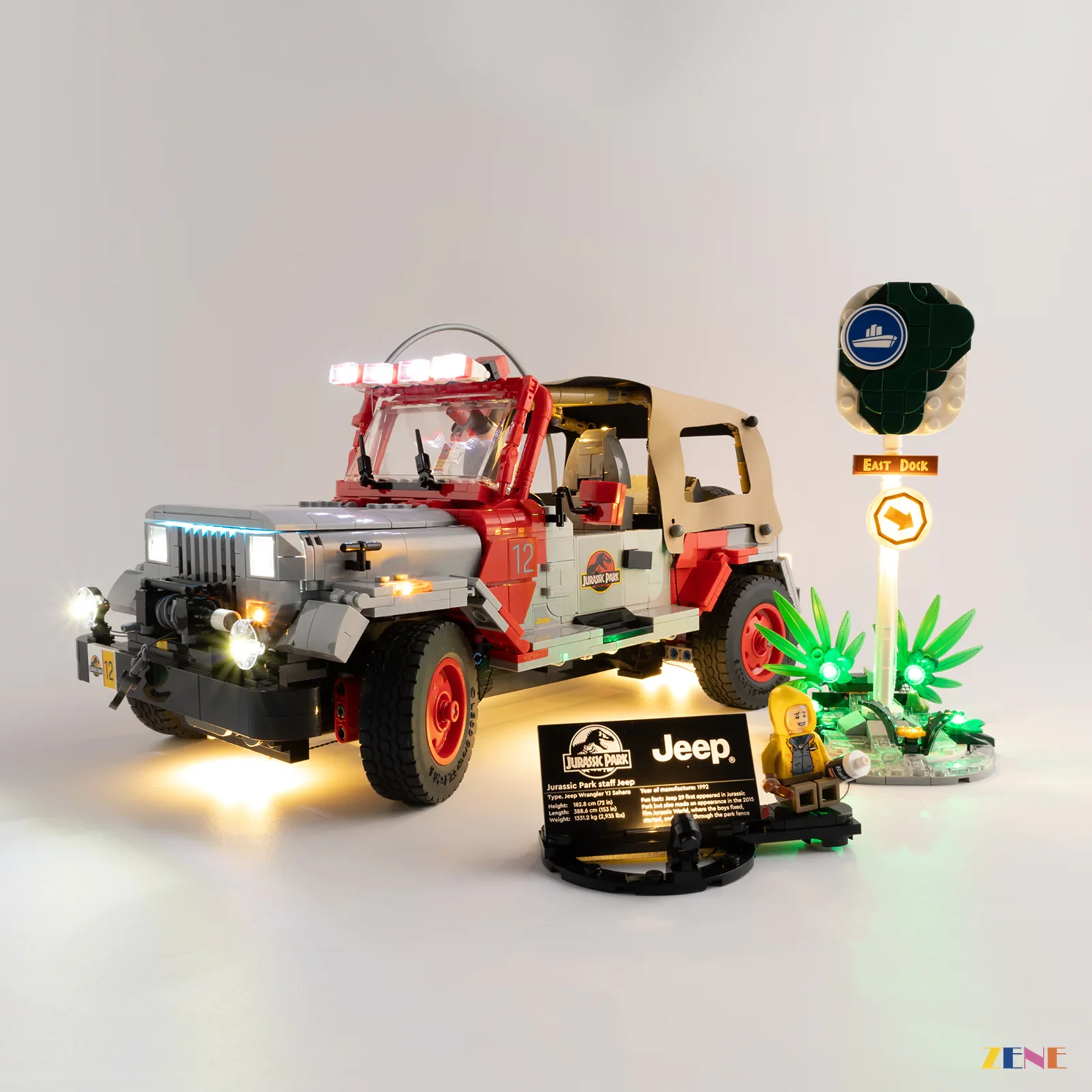Light Kit for Jurassic Park Jeep Wrangler #77984 - Image 9