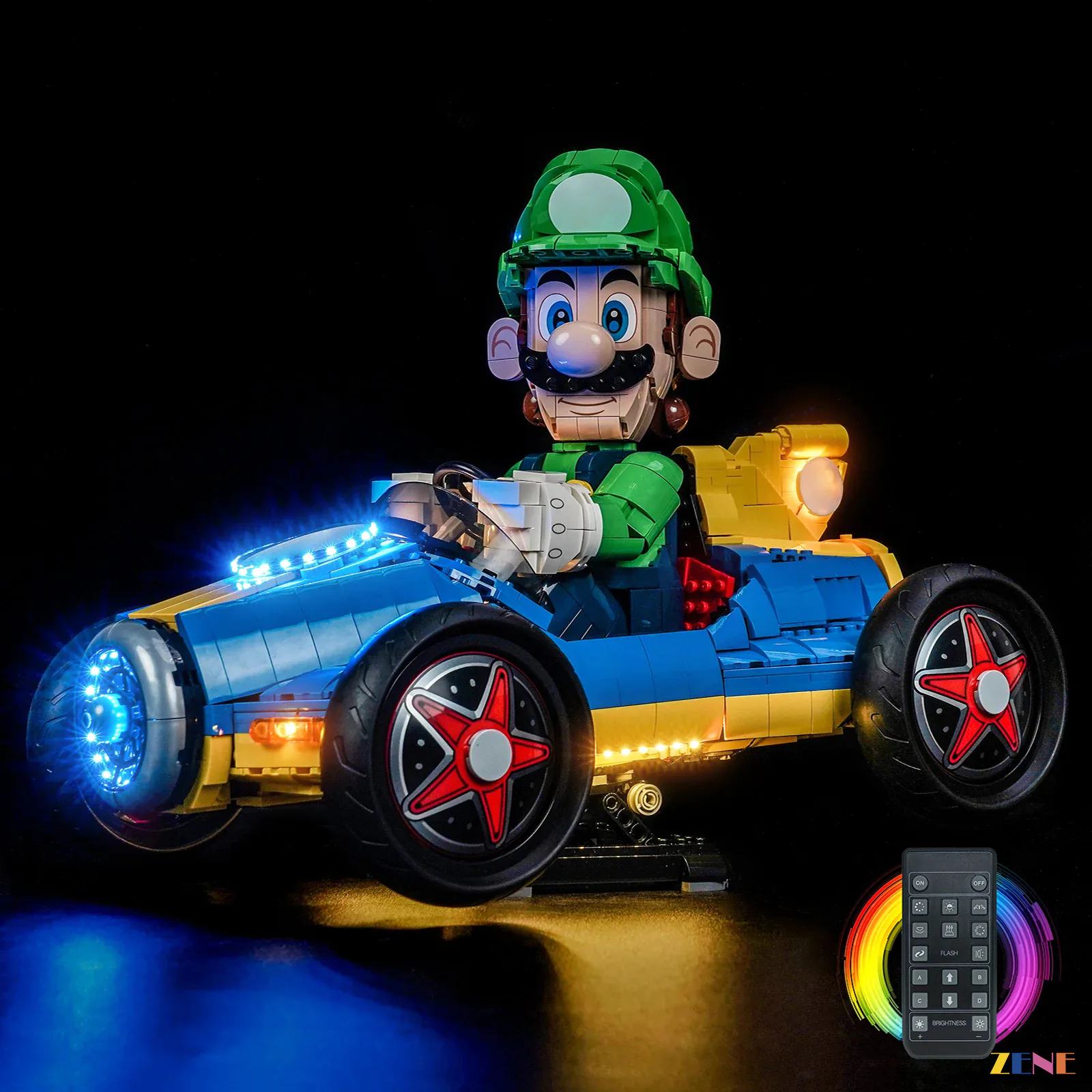Light Kit for Mario Kart – Luigi & Mach 8 #72050 - Image 5