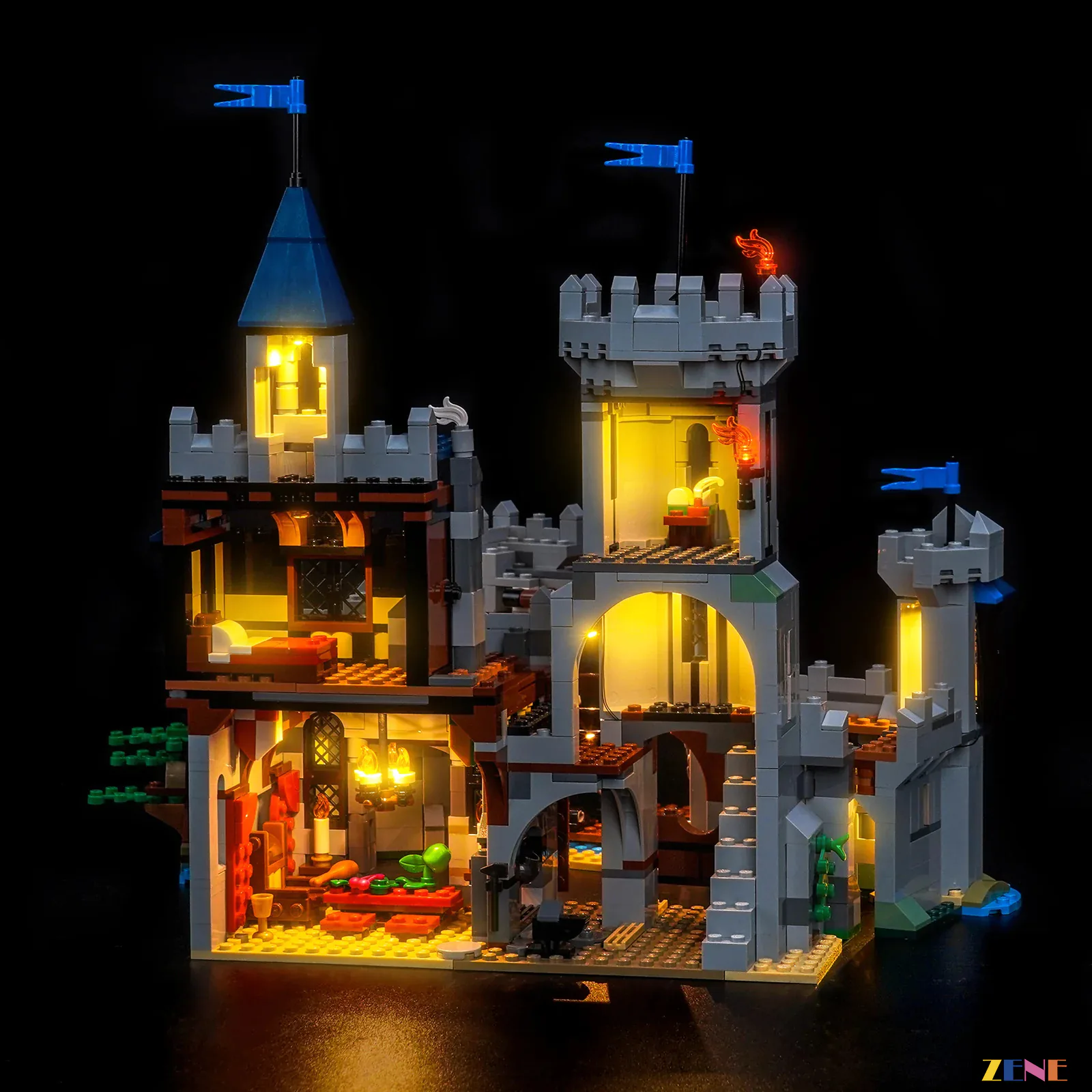 Light Kit for Medieval Horse Knight Castle #31168 - Image 4