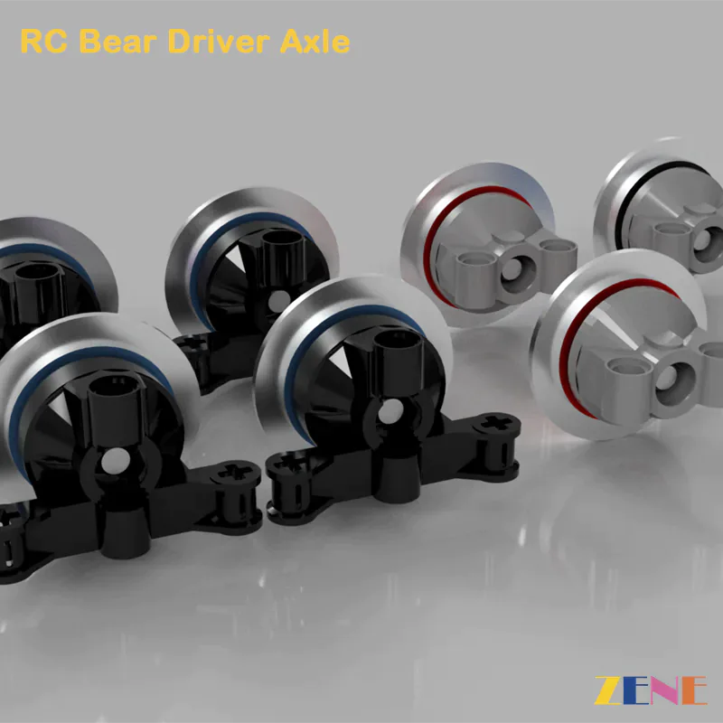 High Performance RC Accessories Bearing Drive Axle Metal Alloy (1:10) - Image 3