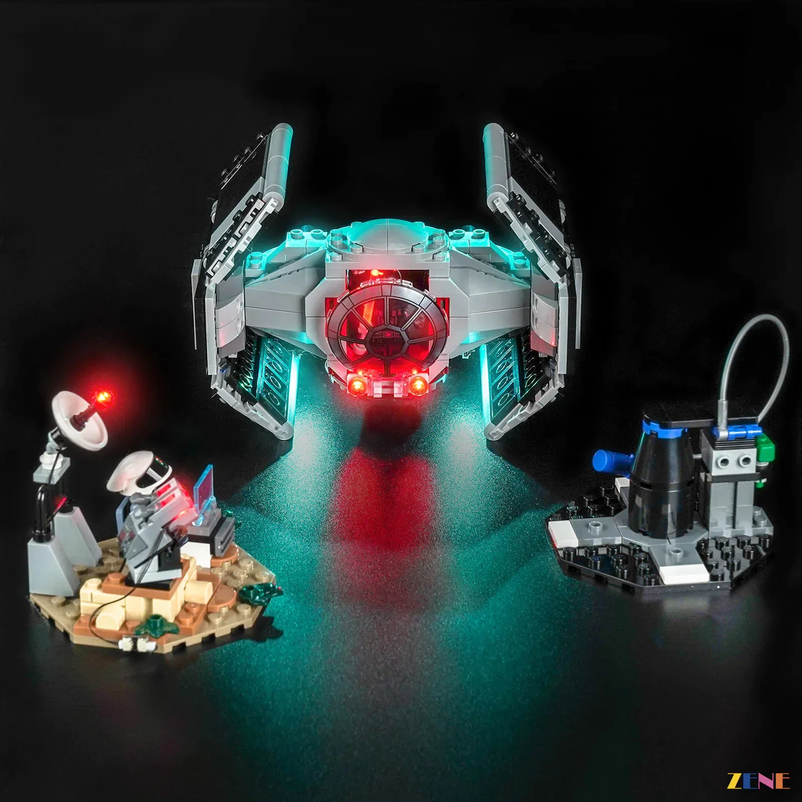 Light Kit for SMART Play: Darth Vader's TIE Fighter #75421 - Image 3