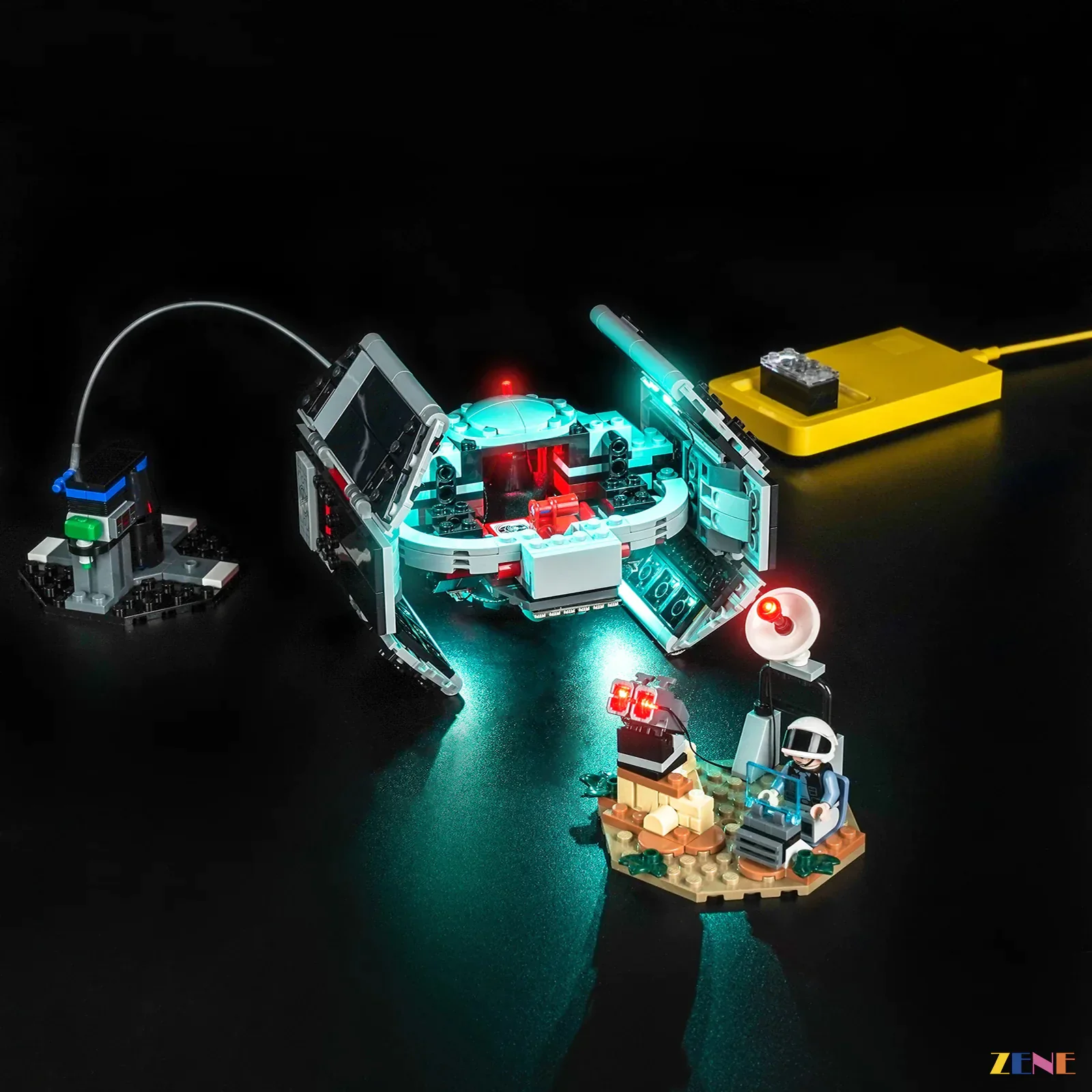 Light Kit for SMART Play: Darth Vader's TIE Fighter #75421 - Image 4
