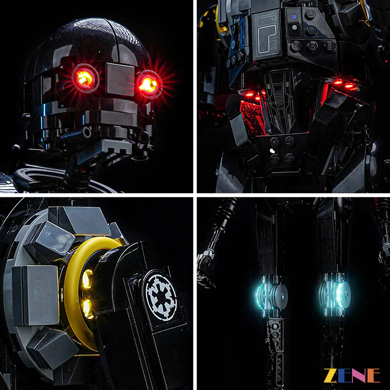 Light Kit for Star Wars K-2SO Security Droid #75434 - Image 3