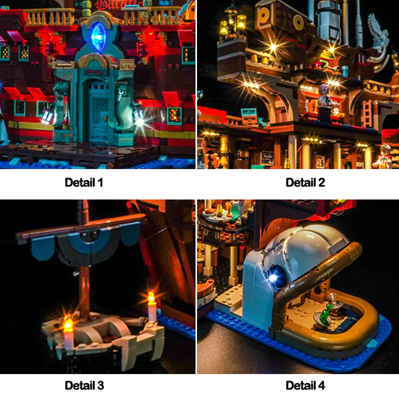 Light Kit for The Baratie Floating Restaurant #75640 One Piece - Image 6