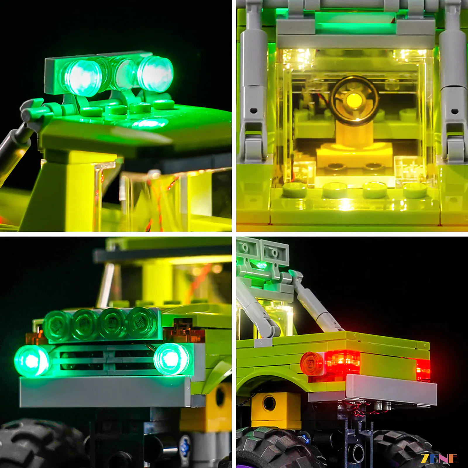 Light Kit for The Hulk Truck vs. Thanos #76312 - Image 2