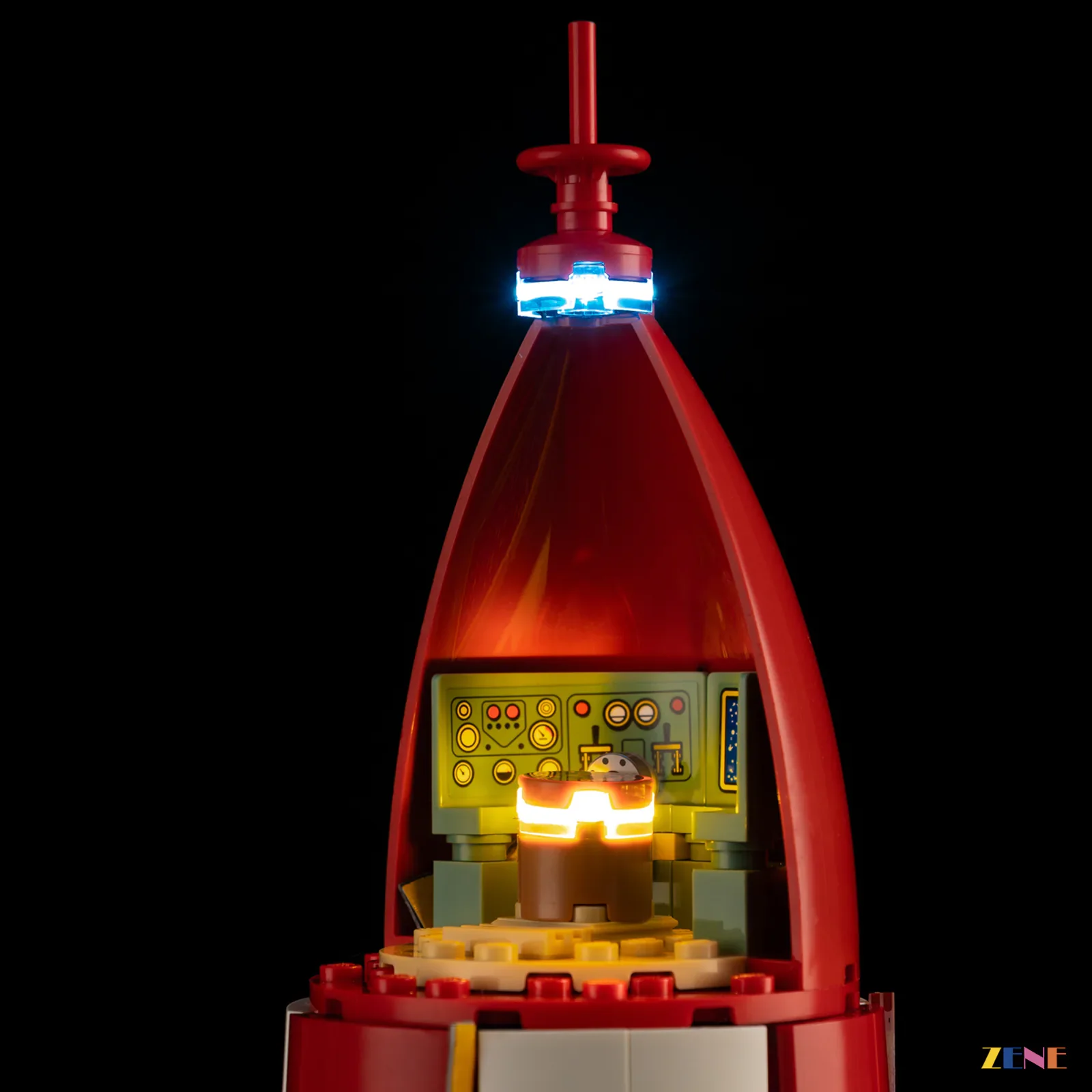 Light Kit for Tintin Moon Rocket #21367 (Ver. 2) - Image 12