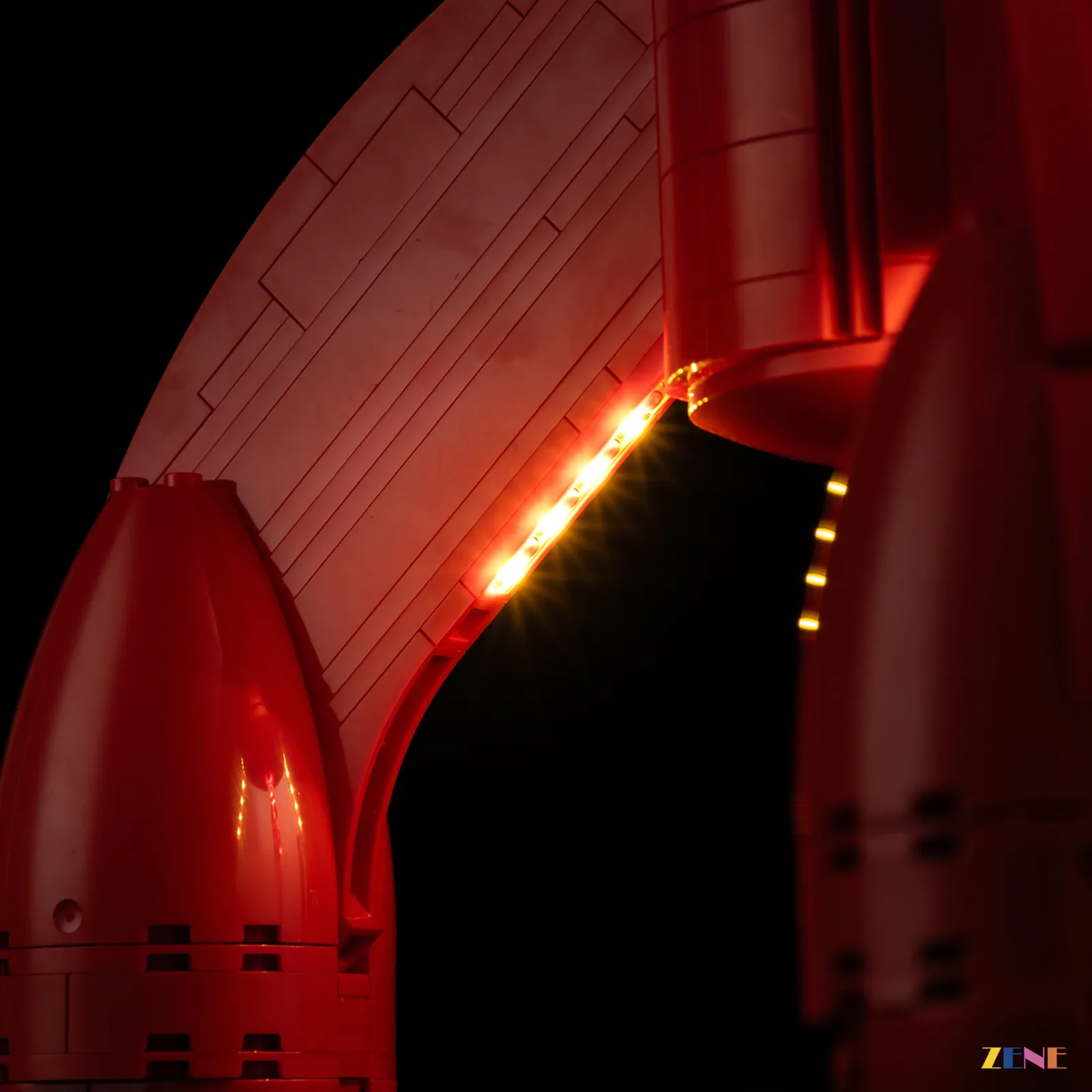 Light Kit for Tintin Moon Rocket #21367 (Ver. 2) - Image 9