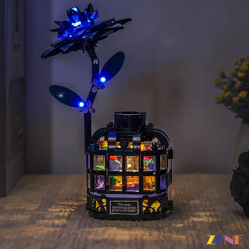 Light Kit for Wednesday Black Dahlia Flower #76784