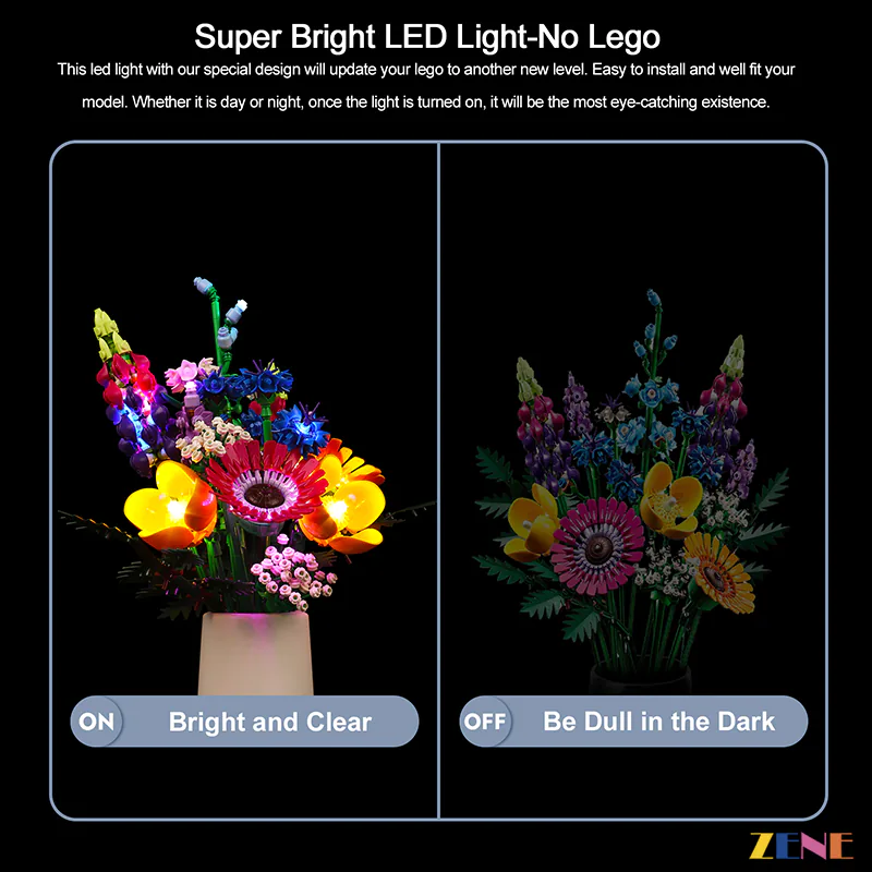 Light Kit for Flower Wildflower Bouquet #10313 - Image 3