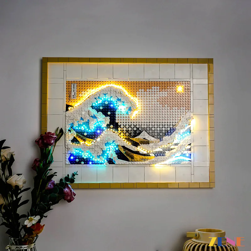 Light Kit for Art Hokusai The Great Wave 31208