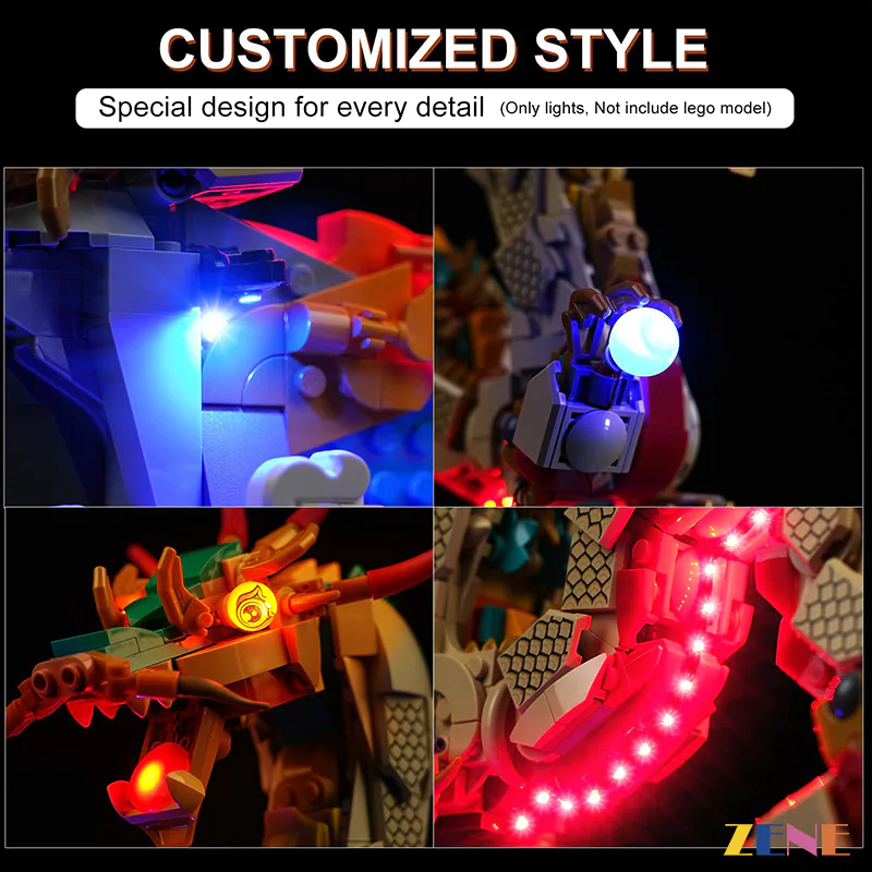Light Kit for Auspicious Dragon #80112 - Image 3