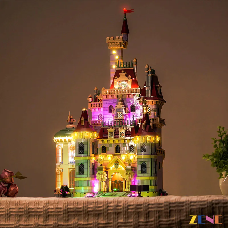 Light Kit for Beauty and the Beast Castle #43263