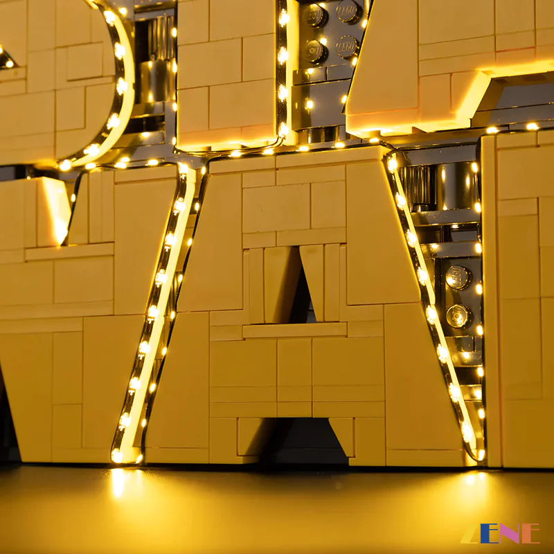 Light Kit for Brick-Built Star Wars Logo #75407 - Image 5