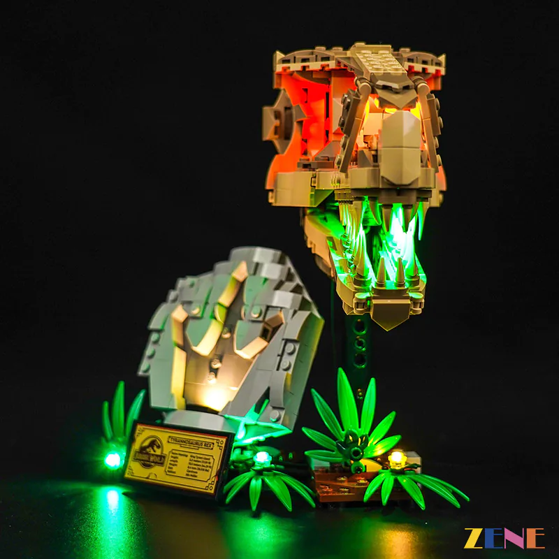 Light Kit for Dinosaur Fossils T-rex Skull #76964 - Image 3