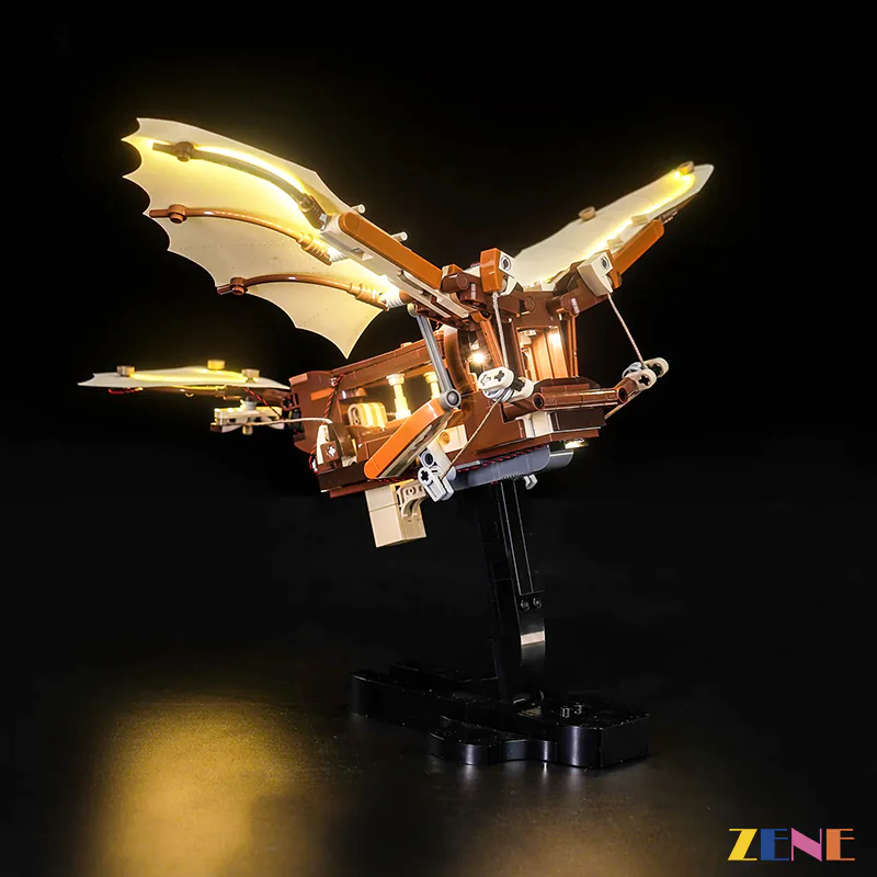 Light Kit for Leonardo da Vinci's Flying Machine #10363 - Image 7