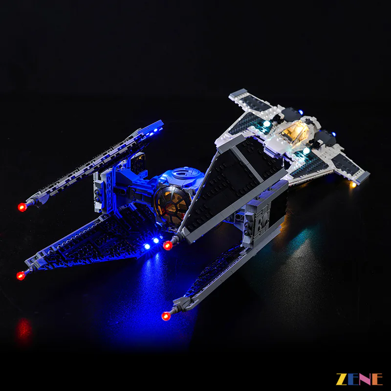 Light Kit for Mandalorian Fang Fighter vs. TIE #75348 - Image 5