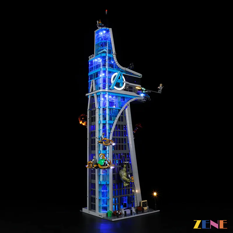 Light Kit for Marvel Avengers Tower #76269 (Ver3)